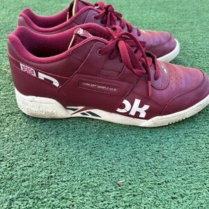 Reebok Maroon Retro 1987 Concept Sample Shoes
